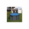 Piscine Hors Sol Acier Anthracite Louko -Ronde D. 2.40m - H 1.20m -baignoire vente piscine hors sol acier anthracite louko ronde d 2 40m h 1 20m