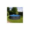 Piscine Hors Sol Acier Anthracite Louko -Ronde D. 3.50m - H 1.20m -baignoire vente piscine hors sol acier anthracite louko ronde d 3 50m h 1 20m