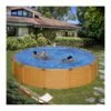Piscine Hors Sol Acier Aspect Bois Alto - Ronde Diam 4.60m - H 1.32m -baignoire vente piscine hors sol acier aspect bois alto ronde diam 4 60m h 1 32m