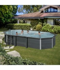 Piscine Hors Sol Composite Avantgarde Octo. Allongée 6.64m X 3.86m H 1.54m