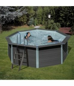 Piscine Hors Sol Composite Avantgarde - Octogonale Diam. 4.10m - H 1.24m