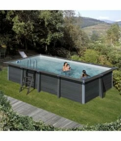 Piscine Hors Sol Composite Avantgarde Rectangle 6.06m X 3.26m H1.24m + Projecteur