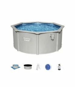 Piscine Hors Sol Hydrium Dia 3.00m Hauteur 1.20m + Filtre Sable -baignoire vente piscine hors sol hydrium dia 3 00m hauteur 1 20m filtre sable 4