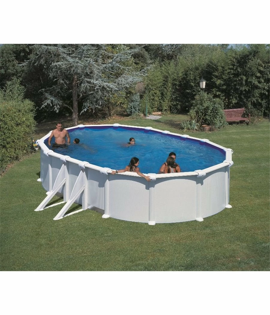 Piscine Hors Sol Ovale Acier Piscineo Start - 6.10m X 3.75m - H 1.20m 3 Piscine Hors Sol Ovale Acier Piscineo Start - 6.10m X 3.75m - H 1.20m