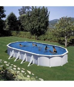 Piscine Hors Sol Ovale Piscineo Start Top - 10.00m X 5.50m - H 1.32m