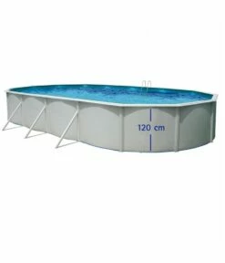 Piscine Hors Sol Ovale Prestige 9.14m X 4.57m H1.20m Filtration 10 M3/h