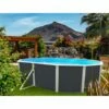 Piscine Hors Sol Ovale Prestige Anthracite 5.50m X 3.66m H1.20m -baignoire vente piscine hors sol ovale prestige anthracite 5 50m x 3 66m h1 20m