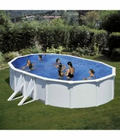 Piscine Hors Sol Ovale Start Top - 5.00 X 3.00m - H 1.32m - Filtre à Sable