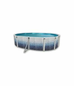 Piscine Hors Sol Ovale Trencadisc 5.50m X 3.66m H1.20m