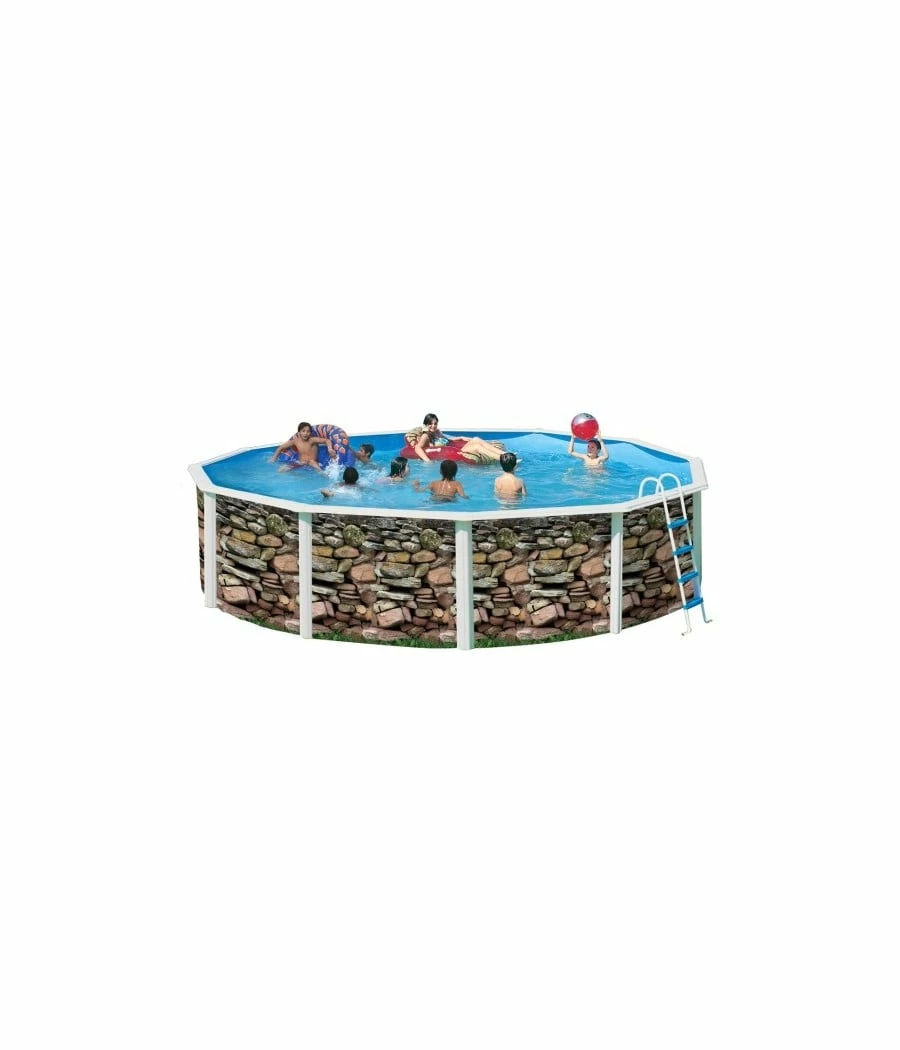 Piscine Hors Sol Ronde Muro D 6.40m H1.20m 4 Piscine Hors Sol Ronde Muro D 6.40m H1.20m – Image 2