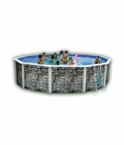 Piscine Hors Sol Ronde Piedra D 6.40m H1.20m