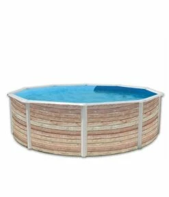 Piscine Hors Sol Ronde Pinus Diamètre 3.50m H1.20m
