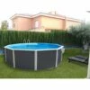 Piscine Hors Sol Ronde Prestige Anthracite D 4.60m H1.20m 1 Piscine Hors Sol Ronde Prestige Anthracite D 4.60m H1.20m -baignoire vente piscine hors sol ronde prestige anthracite d 4 60m h1 20m