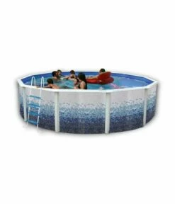 Piscine Hors Sol Ronde Trencadisc D 4.60m H1.20m