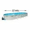 Piscine Mallorca 12.00x4.57x1.20m Avec Tapis De Sol Et Bâche été -baignoire vente piscine mallorca 12 00x4 57x1 20m avec tapis de sol et bache ete